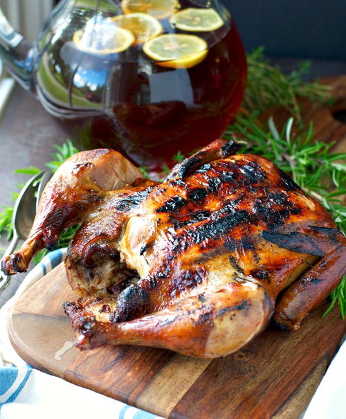 Par Tea Chicken Grilled Sweet Tea Chicken | FaveSouthernRecipes.com