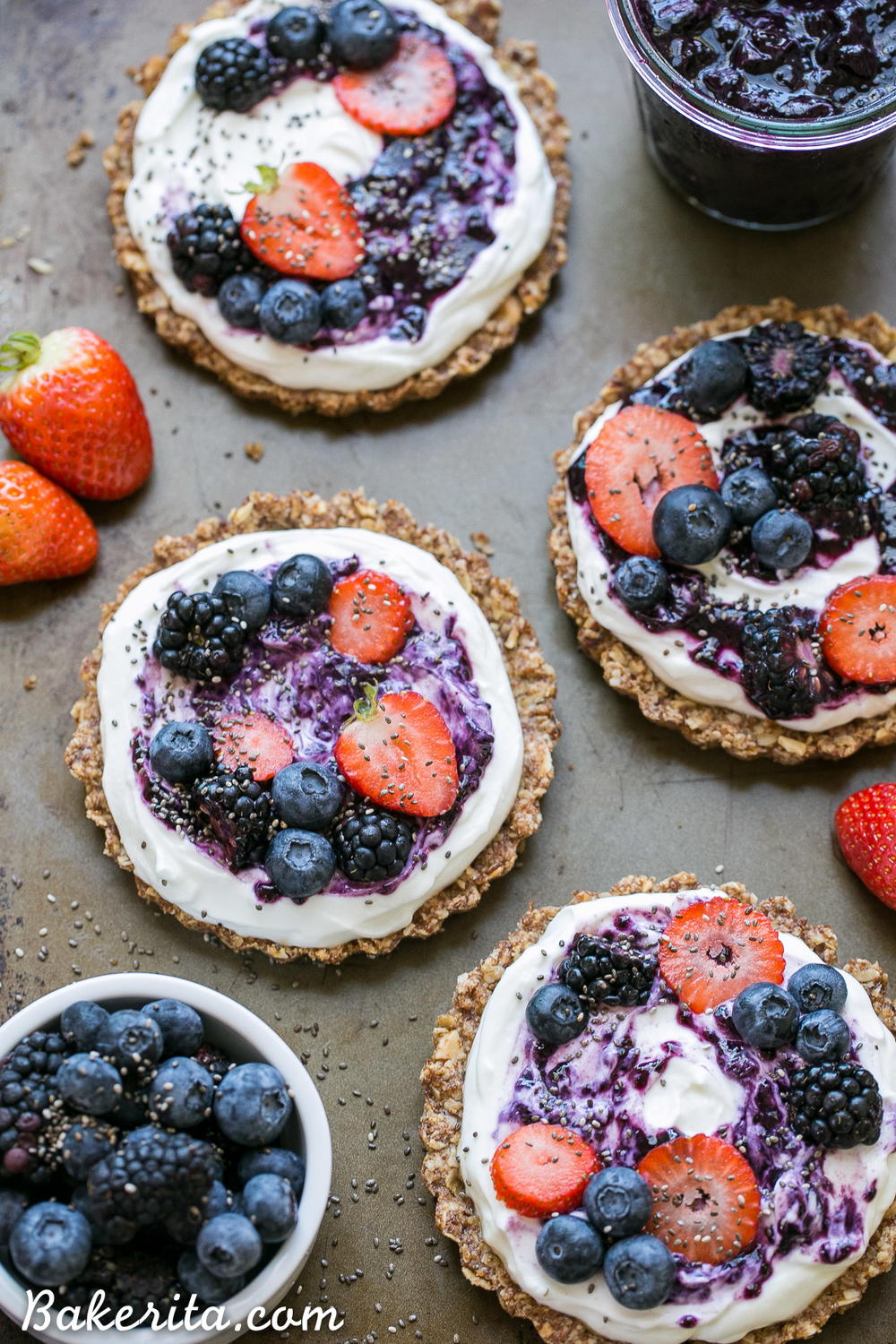 Granola Crust Breakfast Tarts