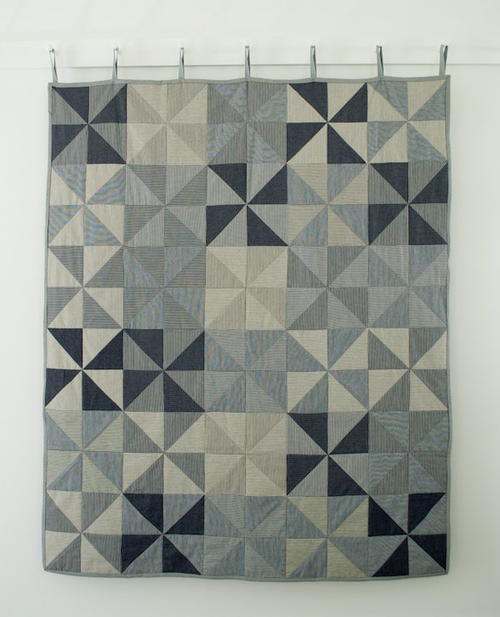 Railroad Denim Pinwheel Quilt