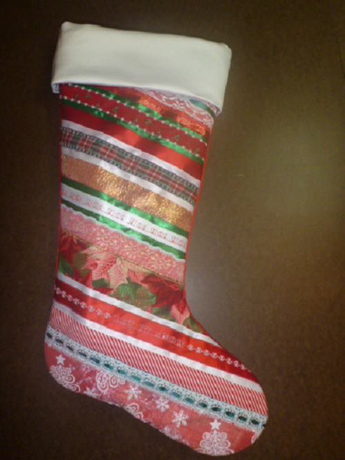 Picture Tutorial:  Christmas Stocking