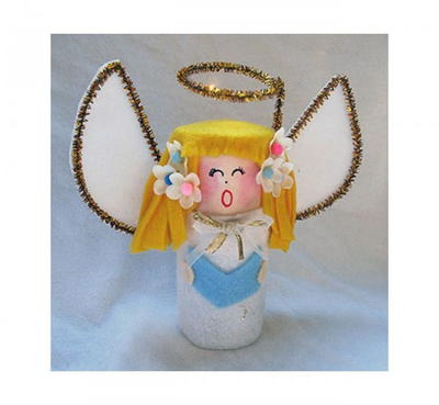 Singing Angel Toilet Paper Roll Craft