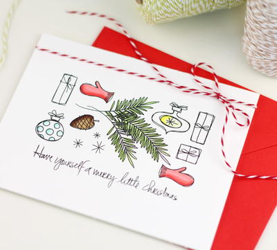 Stamp Set DIY Christmas Card