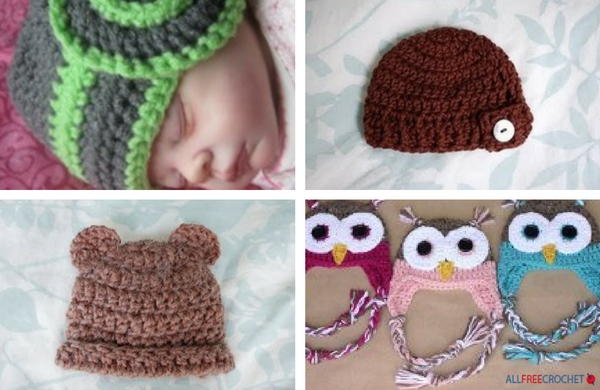Download 45+ Baby Hat Patterns | AllFreeCrochet.com