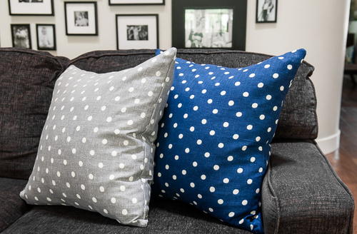 Upcycled Napkin DIY Pillows