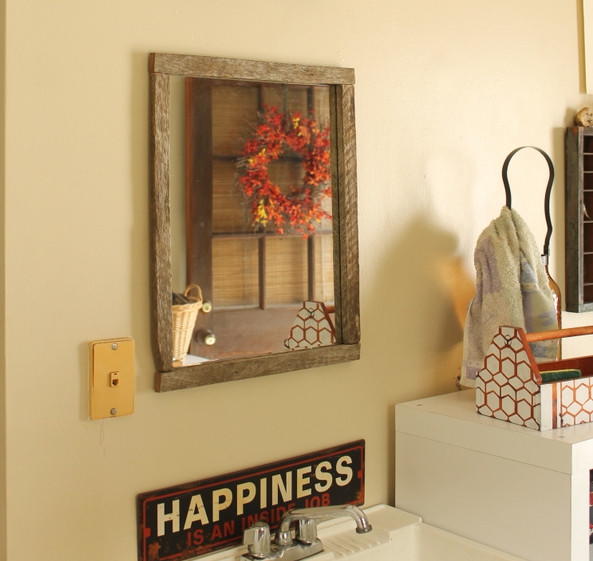 Rustic Cottage DIY Mirror Frame