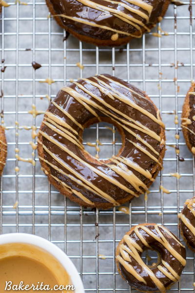 Peanut Butter Banana Donuts