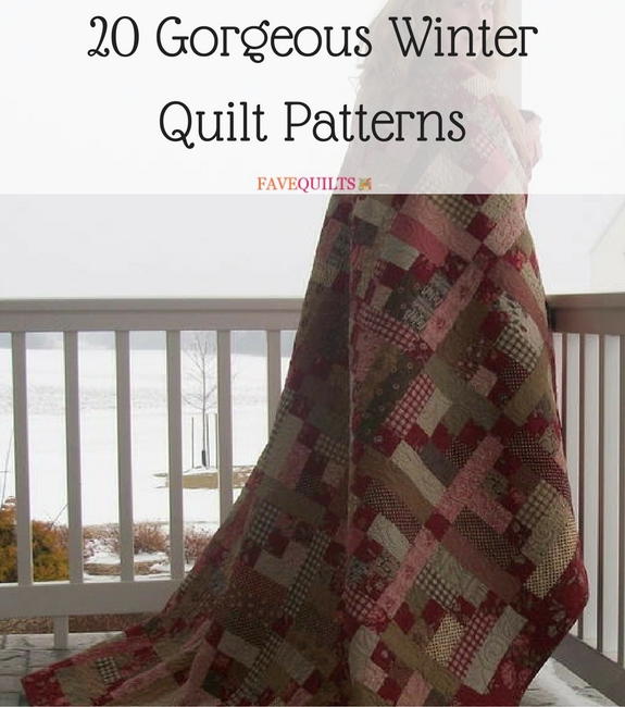 20 Gorgeous Winter Quilt Patterns | FaveQuilts.com