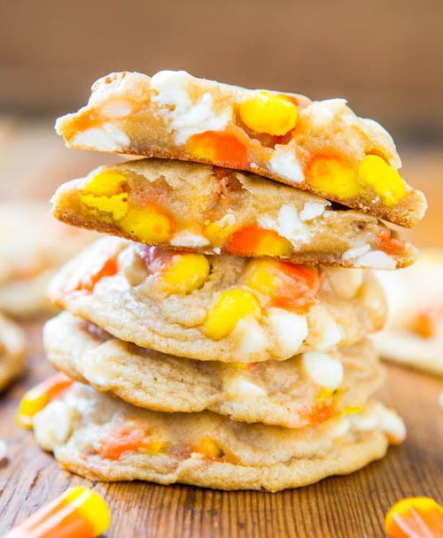 Soft Candy Corn Cookies