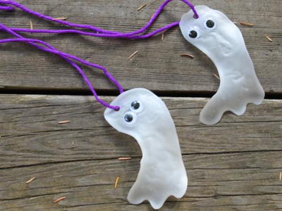 Ghostly Glue DIY Necklace