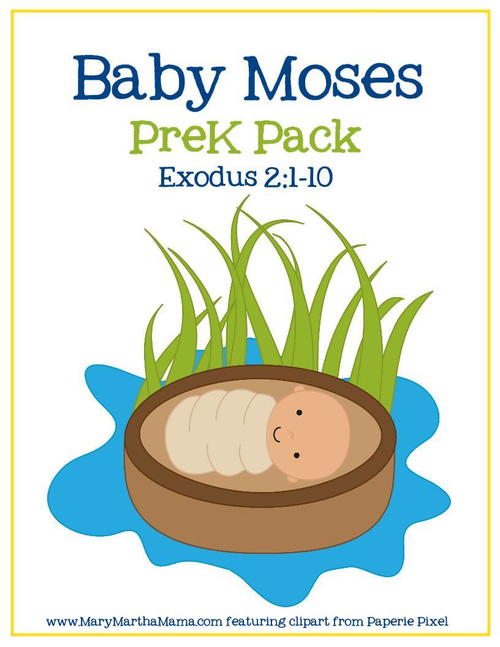Baby Moses Preschool Activities