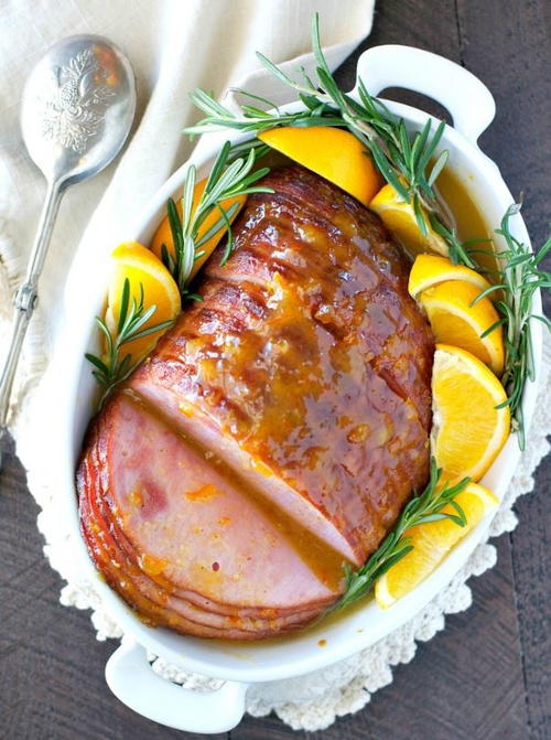 Easy Citrus-Glazed Baked Ham