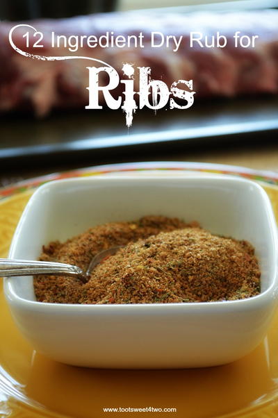 12 Ingredient Dry Spice Rub for Pork Ribs