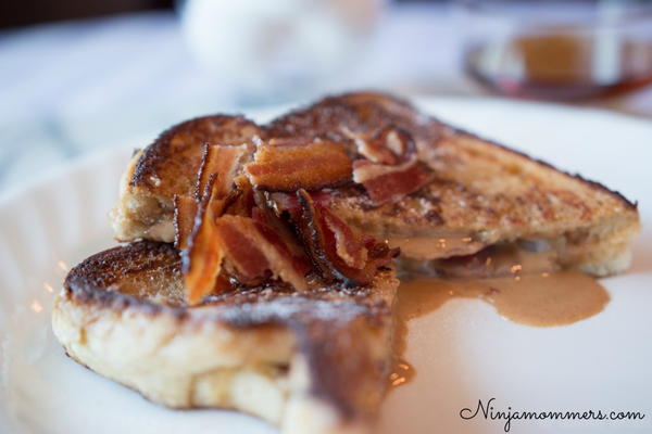 Peanut Butter Bacon Stuffed French Toast