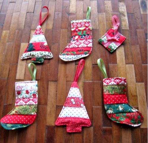 Clever Quilted Ornaments