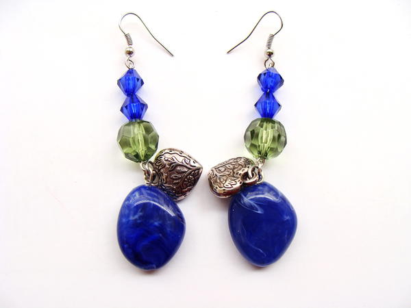 Mystical Sapphire Stone DIY Earrings