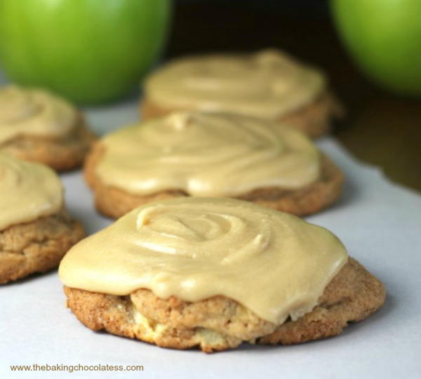 Ultimate Soft Caramel Apple Drop Cookies