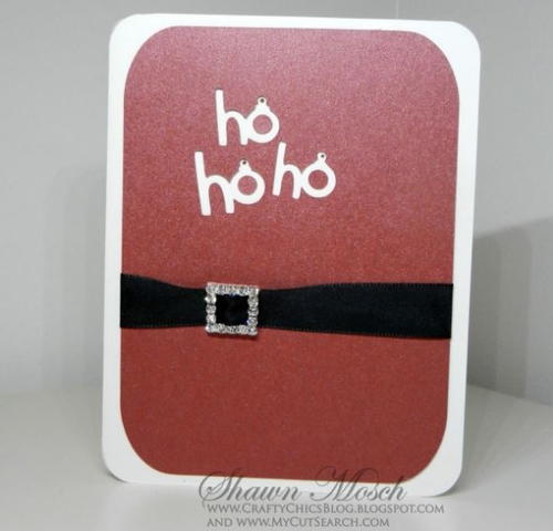 Ho Ho Homemade Christmas Card