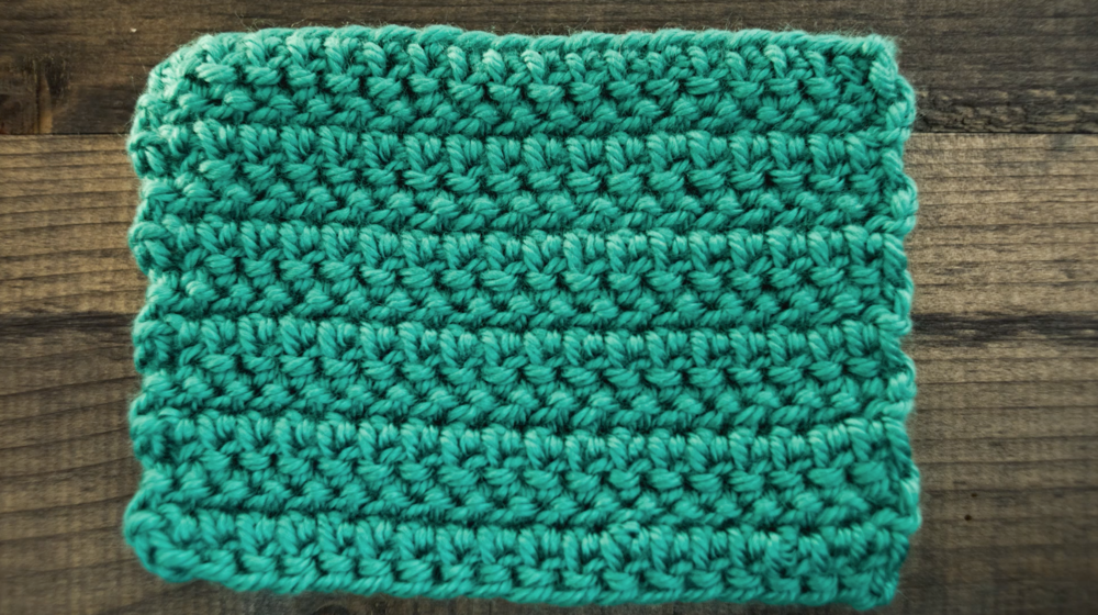 Learn the Left-Handed Herringbone Half Double Crochet Stitch
