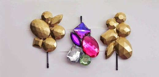 Golden Autumn DIY Hair Clips