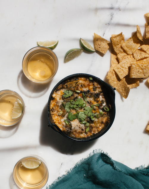 Zesty Baked Zucchini Cheese Dip