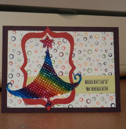 Bright Wishes DIY Christmas Card
