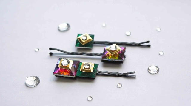 Stunning Gemstones DIY Hair Pins