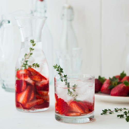 Strawberry Infused Water
