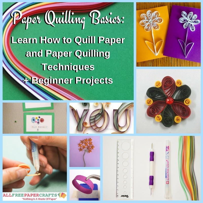 Paper Quilling Basics: Learn How to Quill Paper and Paper Quilling ...