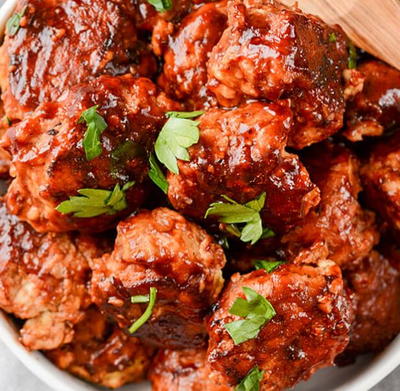 Slow Cooker Honey BBQ Meatballs