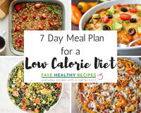 7 Day Meal Plan for a Low Calorie Diet