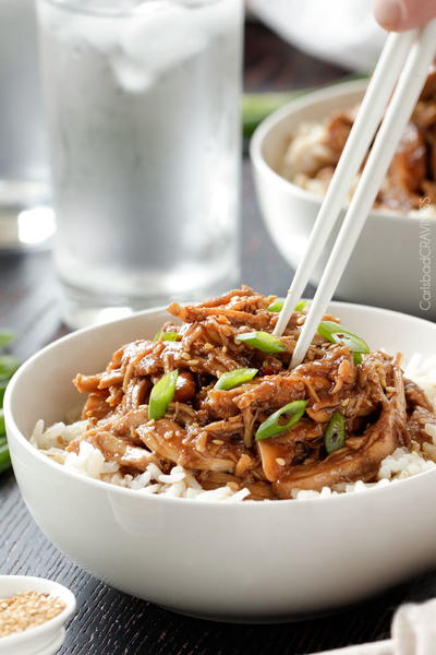 Better Than Takeout Slow Cooker Honey Soy Chicken