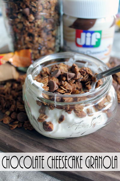 Chocolate Cheesecake Granola Recipe