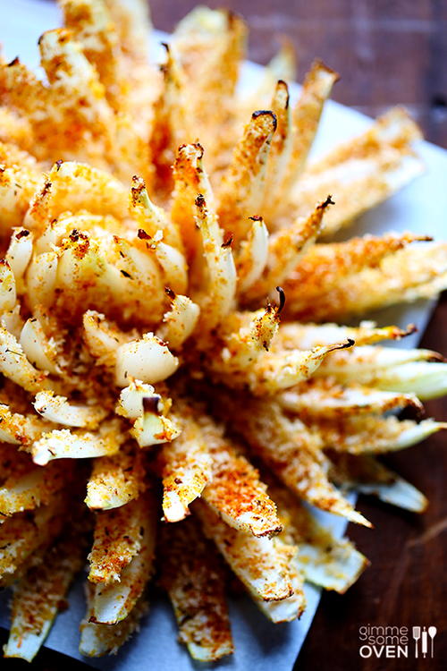 Easy Homemade Baked Blooming Onion