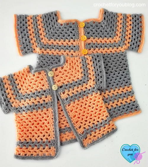 Lil Darlin Crochet Cardigan Pattern 