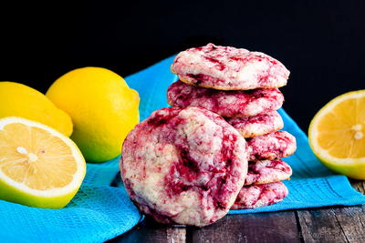 Raspberry Lemon Cookies