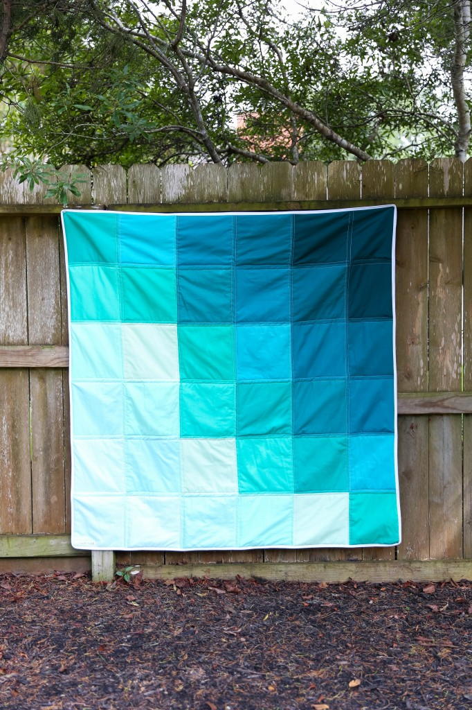 Ombre Layer Cake Baby Quilt | FaveQuilts.com