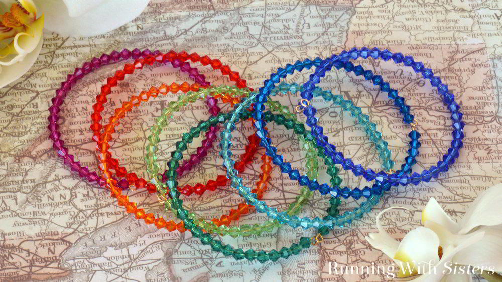 Bangle Stacking Crystal Bangle Stacking Bracelets | AllFreeJewelryMaking.com
