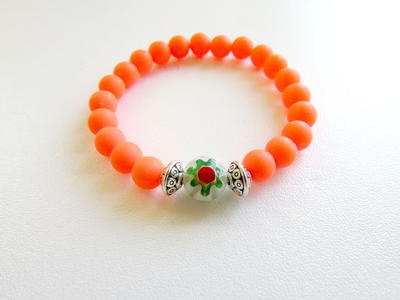 Colorful Elastic Beaded Bracelet