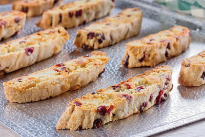 White Chocolate Cranberry Biscotti