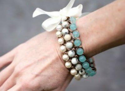 Blissful Pearls Bridal Bracelet