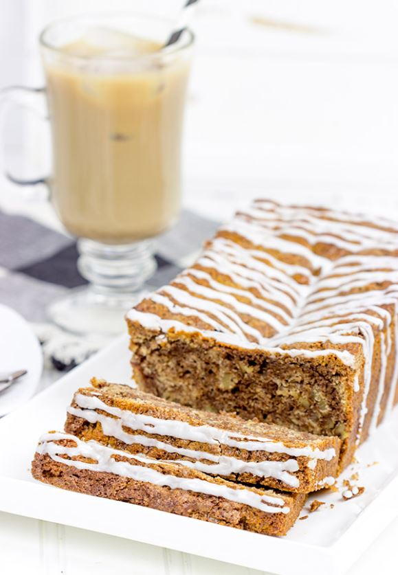 Glazed Cinnamon Roll Bread