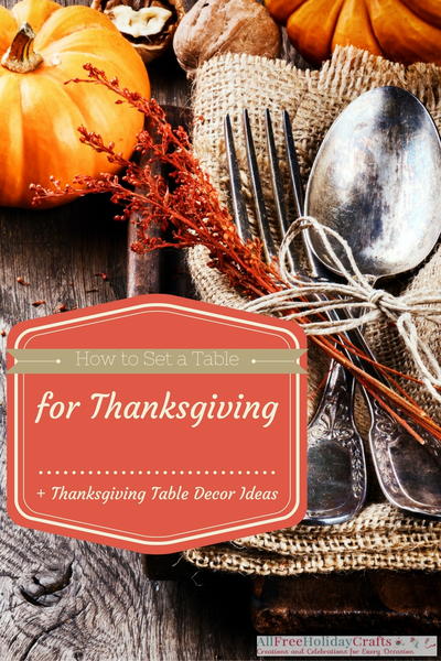 How to Set a Table for Thanksgiving