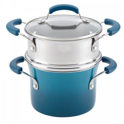 Rachael Ray 3-Quart Covered Steamer Giveaway rachael ray strainer
