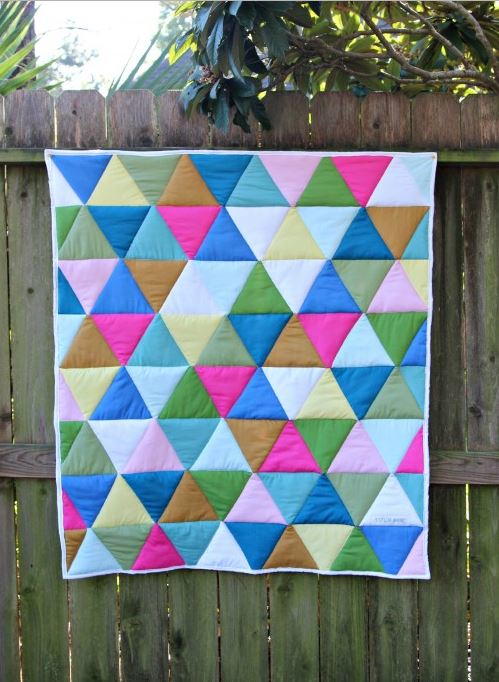 One-Day Triangle Quilt Tutorial