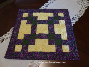 Quick Squares Table Topper