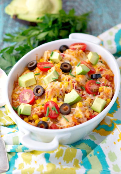 5-Minute Mexican Chicken Casserole