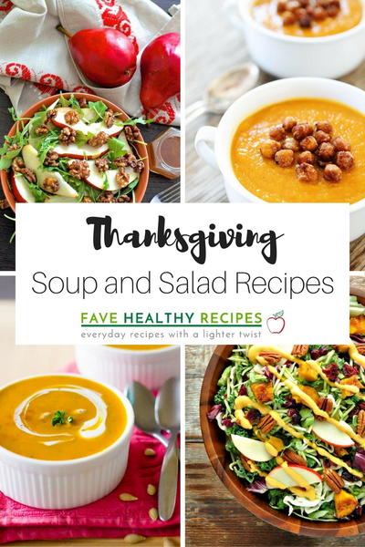 14 Fantastic Thanksgiving Soup and Salad Recipes