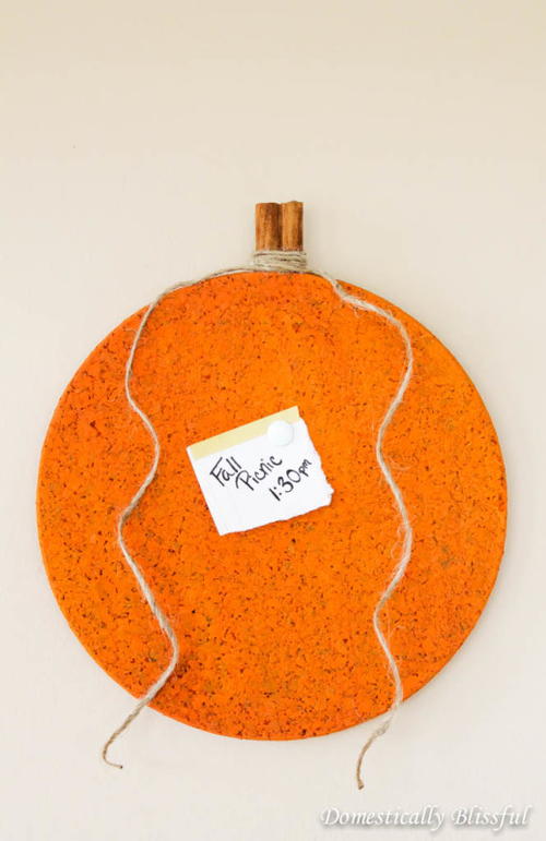 Cute Pumpkin DIY Bulletin Board