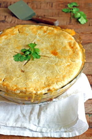 Ham and Mashed Potato Pot Pie