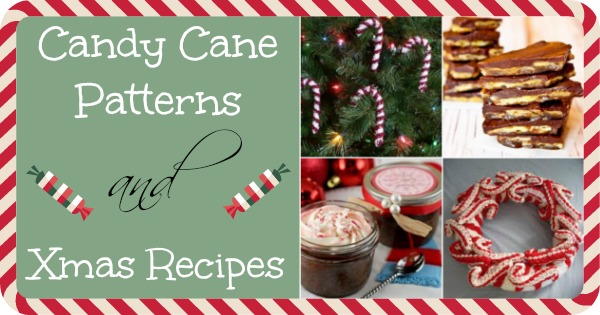 14 Candy Cane Patterns and Xmas Recipes
